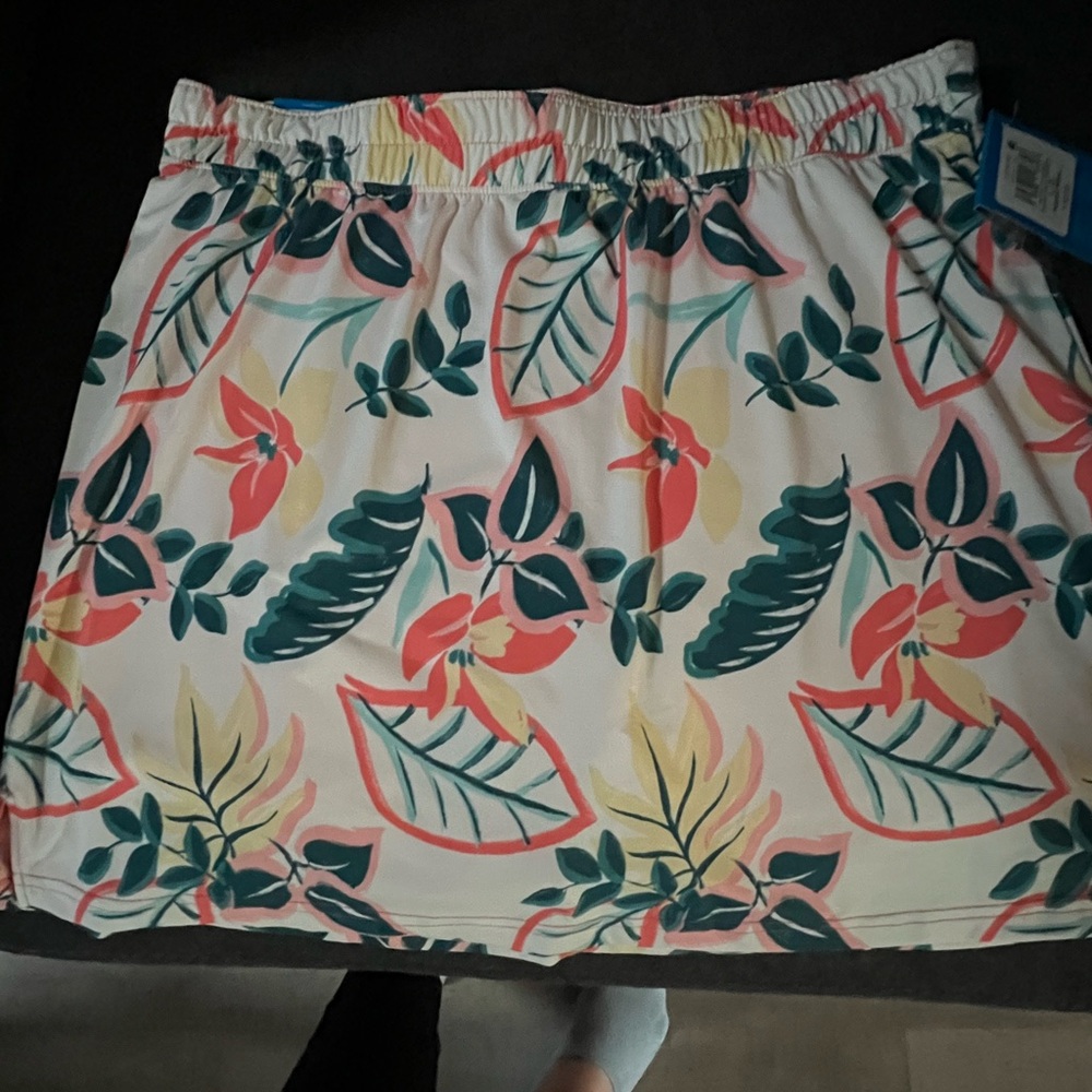 Columbia Floral Print Skort - Pink and Green